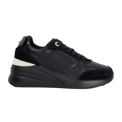 Front - Dune London Womens/Ladies Elatie Hidden Leather Trainers