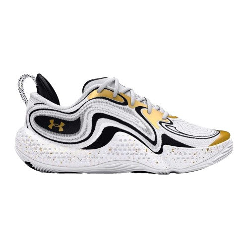 Front - Under Armour Mens Spawn 6 Leather Basketball Basketball Shoes