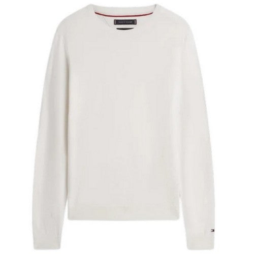 Front - Tommy Hilfiger Mens Organic Cotton Crew Neck Jumper