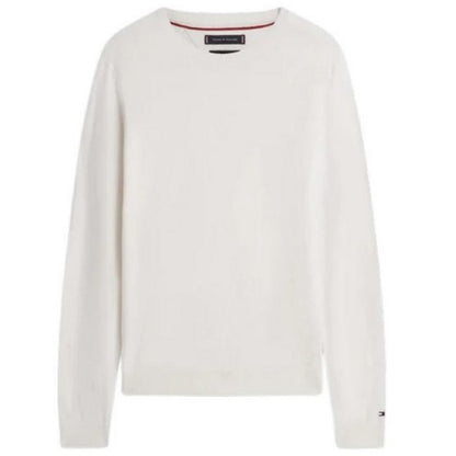Front - Tommy Hilfiger Mens Organic Cotton Crew Neck Jumper