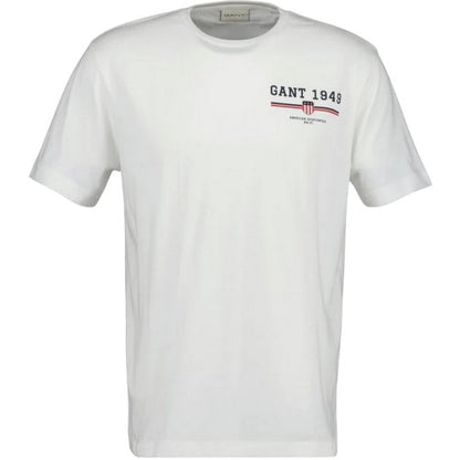Front - Gant Mens 1949 Graphic Regular T-Shirt