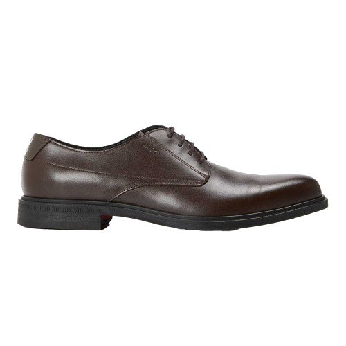 Front - Hugo Boss Mens Kerr Leather Derby Shoes