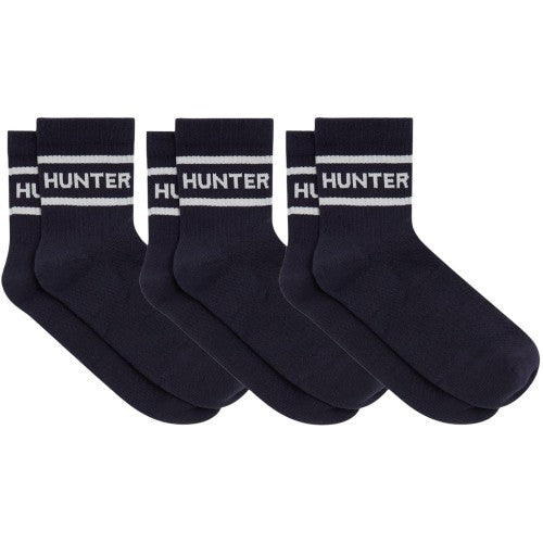 Front - Hunter Unisex Adult Ankle Socks (Pack of 3)