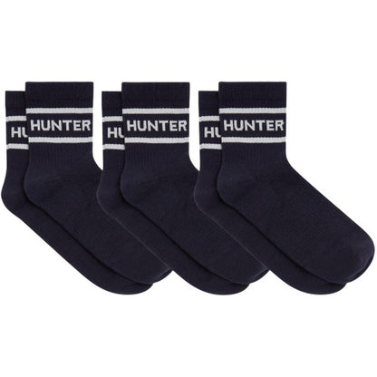 Front - Hunter Unisex Adult Ankle Socks (Pack of 3)