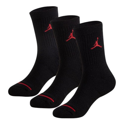 Front - Nike Childrens/Kids Air Jordan Crew Socks (Pack of 3)