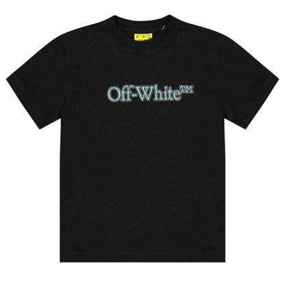 Front - Off White Childrens/Kids Big Bookish Cotton T-Shirt