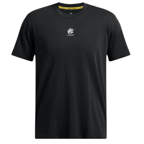 Front - Under Armour Mens Curry Logo Heavyweight T-Shirt