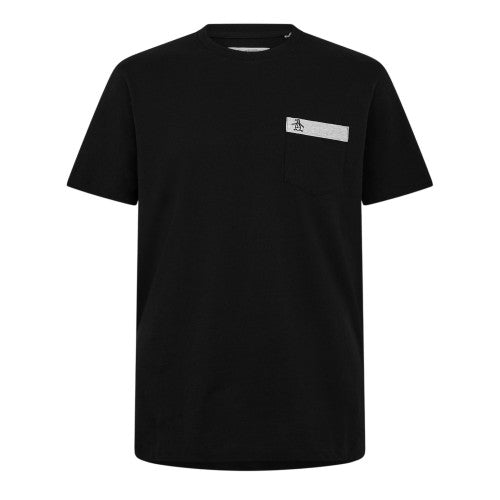 Front - Original Penguin Mens Logo Chest Pocket T-Shirt