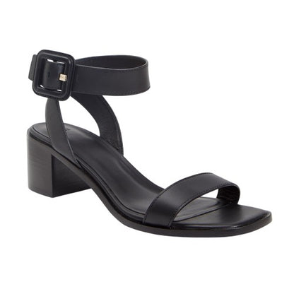 Front - Boss Womens/Ladies Charlize Leather Block Heel Sandals