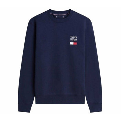 Front - Tommy Hilfiger Mens Embroidered Logo Sweatshirt