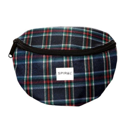 Front - Spiral Plaid Bum Bag