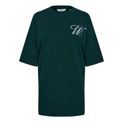 Front - Jack Wills Womens/Ladies Logo Oversized T-Shirt