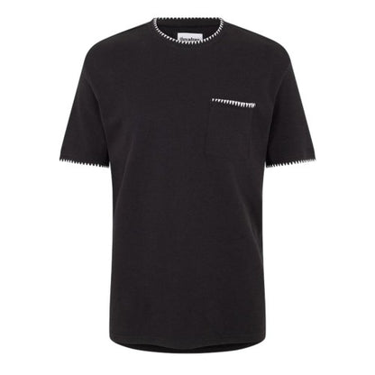 Front - Threadbare Mens Perth Knitted T-Shirt