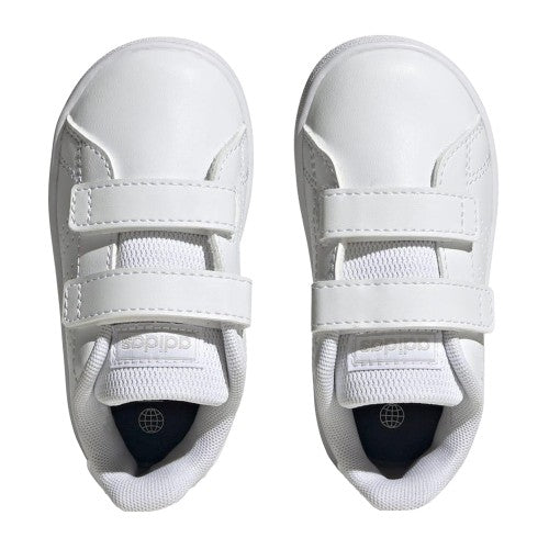 Front - Adidas Childrens/Kids Advantage Court Lifestyle Trainers