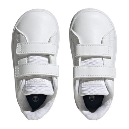 Front - Adidas Childrens/Kids Advantage Court Lifestyle Trainers