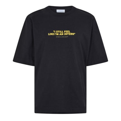 Front - Off White Mens Feel Like An Intern T-Shirt