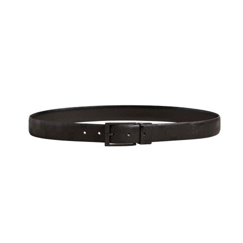 Front - Ted Baker Checkinn House Checked Leather Belt