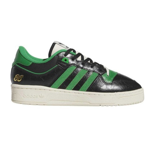 Front - Adidas Unisex Adult Rivalry Leather Low Flat Trainers