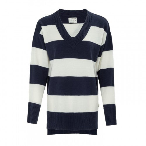 Front - SoulCal Womens/Ladies Stripe Acrylic Jumper