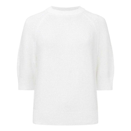 Front - French Connection Womens/Ladies Relaxed Fit 3/4 Sleeve Sweater Top