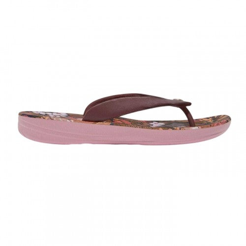 Front - FitFlop Womens/Ladies Jim Thompson Leather Platform Flip Flops
