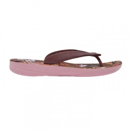 Front - FitFlop Womens/Ladies Jim Thompson Leather Platform Flip Flops