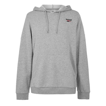 Front - Reebok Unisex Adult Identity Fleece Hoodie