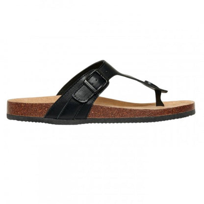 Front - Threadbare Mens Toe Post Flat Sandals