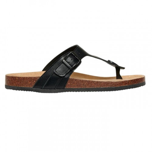Front - Threadbare Mens Toe Post Flat Sandals