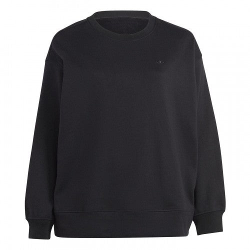 Front - Adidas Womens/Ladies It Item Oversized Crop Sweatshirt