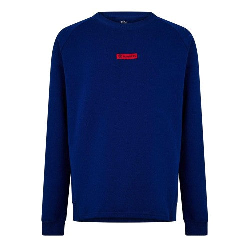 Front - Castore Mens Rangers FC Raglan Sweatshirt