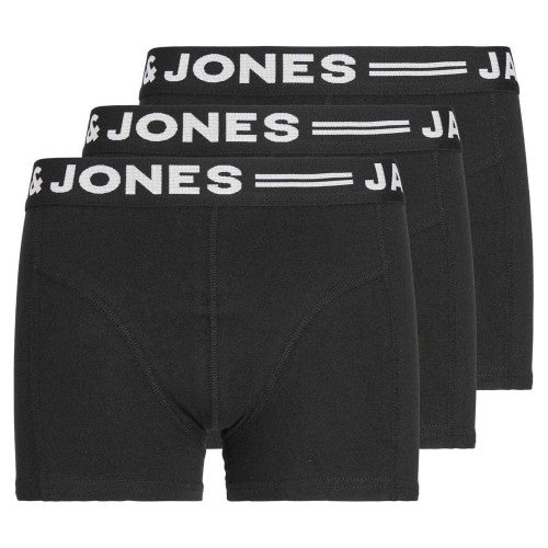Front - Jack And Jones Mens Sense Boxer Shorts (Pack of 3)