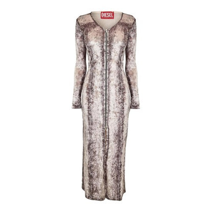 Front - Diesel Womens/Ladies D-Martel Maxi Dress