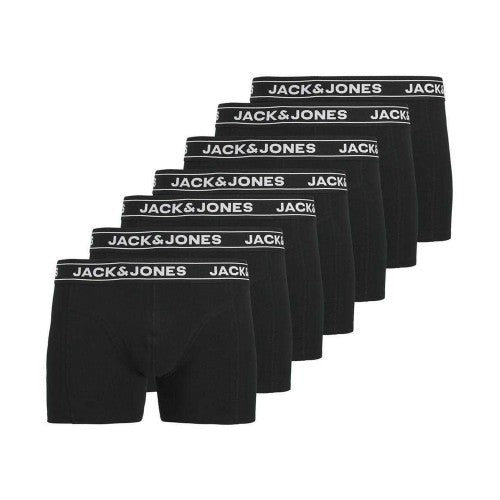 Front - Jack And Jones Mens Elasticated Boxer Shorts (Pack of 7)