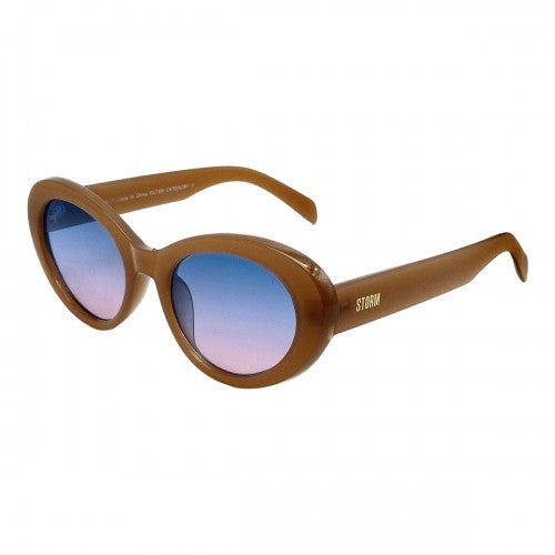 Front - Storm Unisex Adult Oval Sunglasses