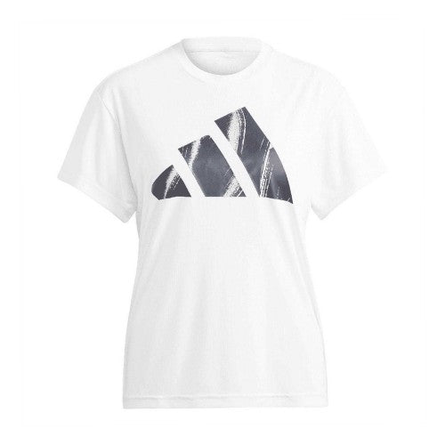 Front - Adidas Womens/Ladies Run It Love Logo T-Shirt