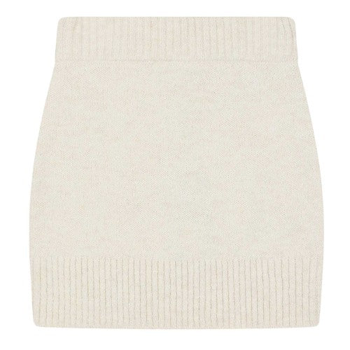Front - Couture Womens/Ladies Logo Knitted Mini Skirt