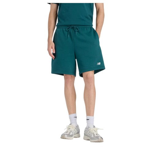 Front - New Balance Mens Essentials Fleece Shorts