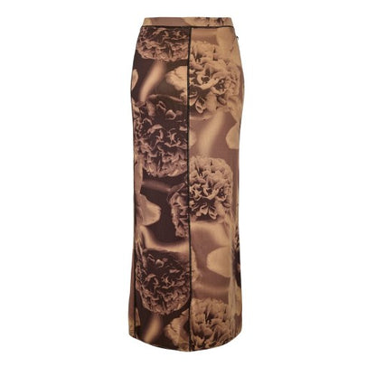 Front - Diesel Womens/Ladies Clairinne Gna Mesh Maxi Skirt