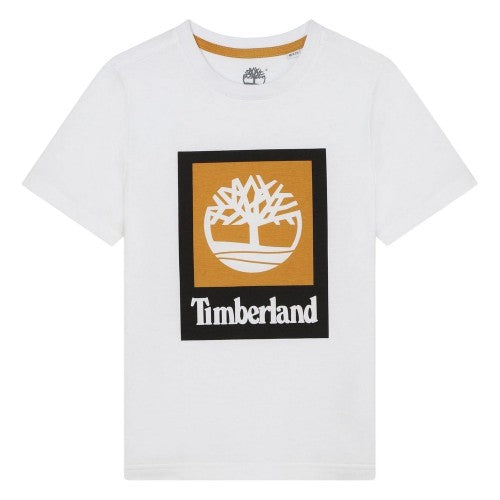 Front - Timberland Childrens/Kids Logo T-Shirt