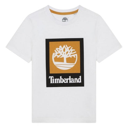 Front - Timberland Childrens/Kids Logo T-Shirt