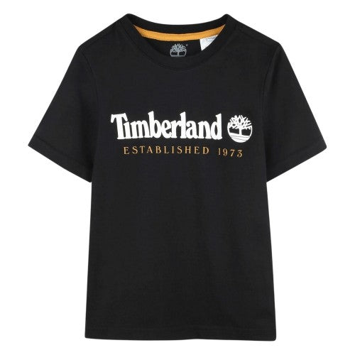 Front - Timberland Childrens/Kids Established Logo T-Shirt