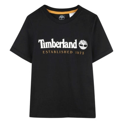 Front - Timberland Childrens/Kids Established Logo T-Shirt