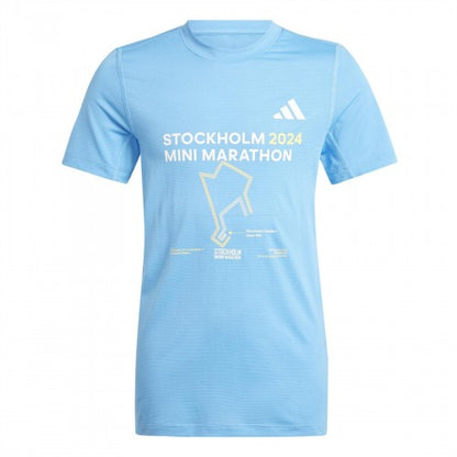 Front - Adidas Childrens/Kids Mini Marathon Performance T-Shirt