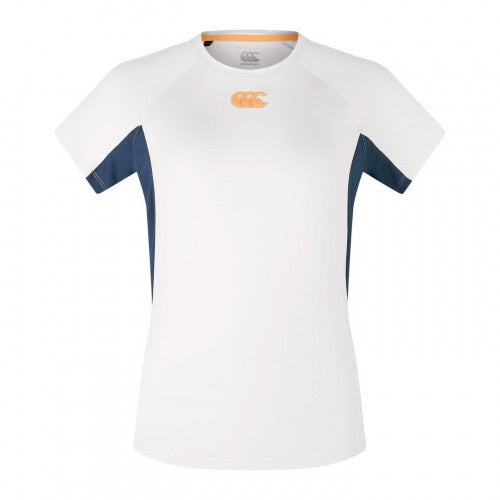 Front - Canterbury Womens/Ladies Logo Vapodri Crew Neck Regular T-Shirt