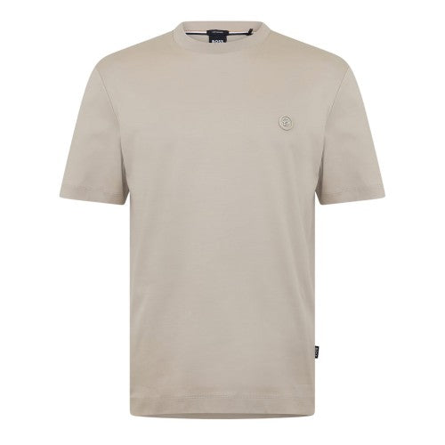 Front - Boss Mens Taut Minimalist Logo T-Shirt