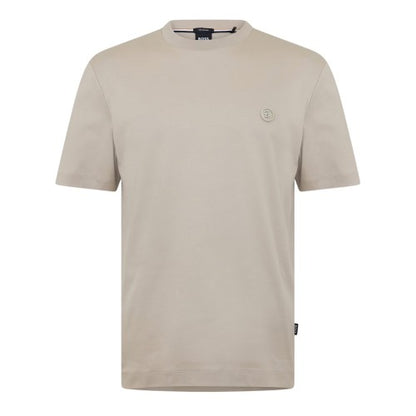 Front - Boss Mens Taut Minimalist Logo T-Shirt