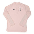 Front - Adidas Childrens/Kids 2020/21 Juventus FC Quarter Zip Training Top