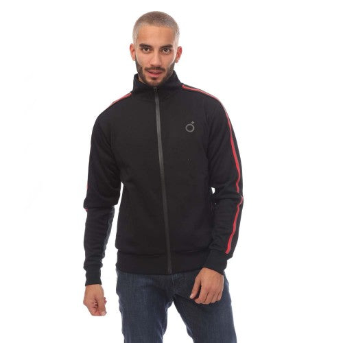 Front - Blood Brother Mens Contrast Striped Track Top