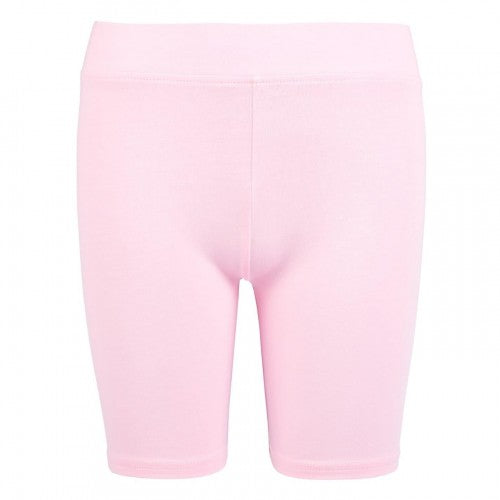 Front - Lyle & Scott Girls Slim Cycling Shorts